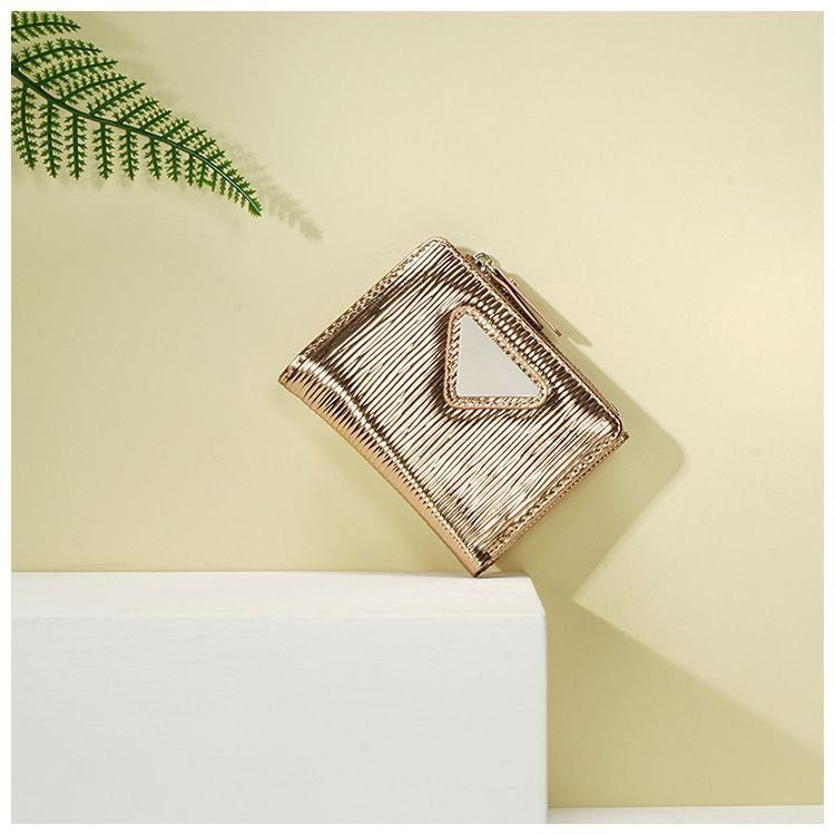 SleekMetal Wallet – Trendy Shiny Shein-Inspired Design S1  Code: 1-3