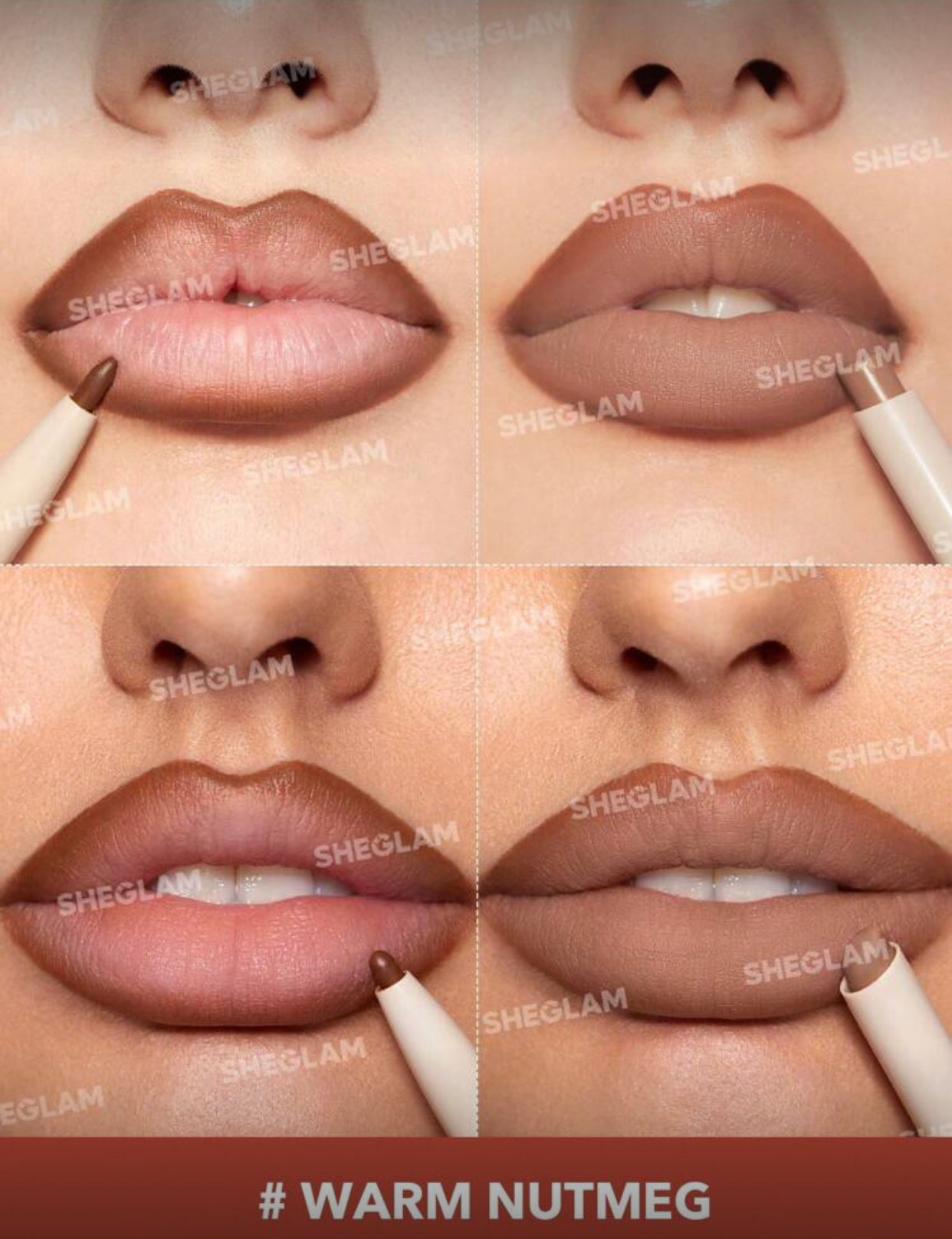 SHEGLAM Glam 101 2-In-1 Matte Dual-Ended Lip Liner & Lipstick