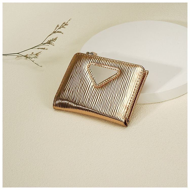 SleekMetal Wallet – Trendy Shiny Shein-Inspired Design S1  Code: 1-3