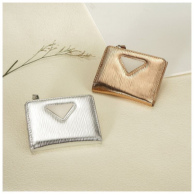 SleekMetal Wallet – Trendy Shiny Shein-Inspired Design S1  Code: 1-3