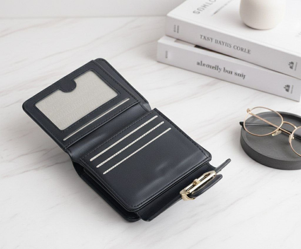 Spacious Zipper Wallet – Premium Leather Interior S1  Code:16-40