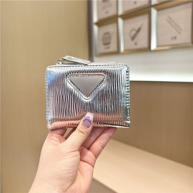 SleekMetal Wallet – Trendy Shiny Shein-Inspired Design S1  Code: 1-3