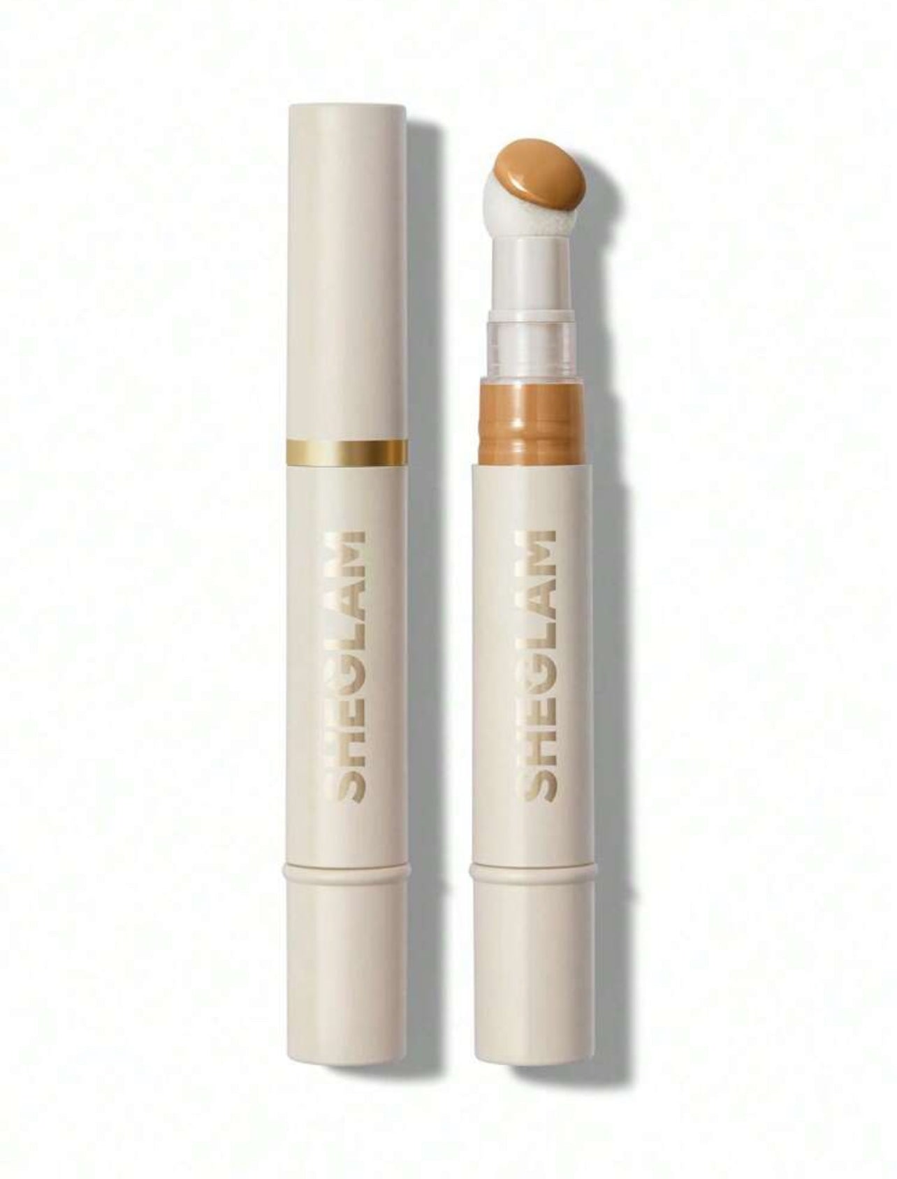 SHEGLAM Skin Enhancing Liquid Concealer – Golden & Nude & Shell -Sponge Tip - MK4154