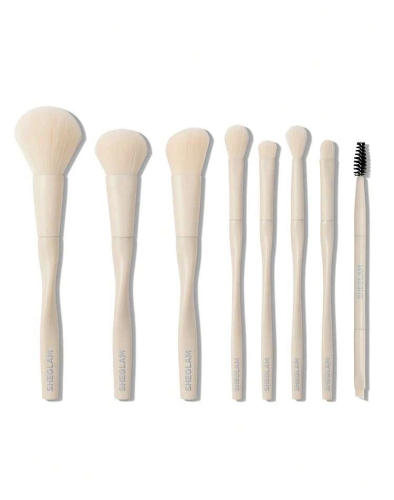 SHEGLAM 8-Piece Professional Makeup Brush Set – Soft, Travel-Friendly Beauty Tools - MK4039