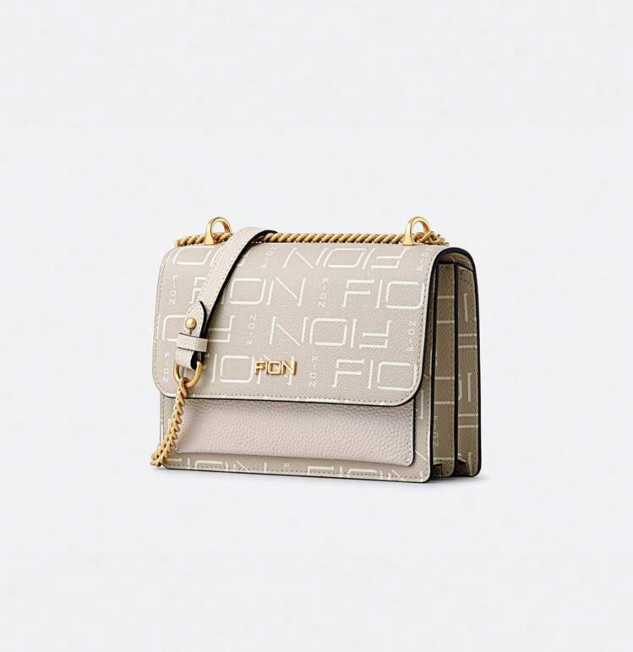 Fayon Crossbody Bag with Gold Chain - Modern and Elegant Design
