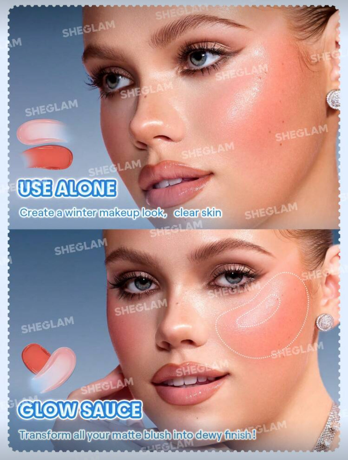 SHEGLAM Glowing Festive Gift Set – Rose Ritual & Heart Glass Edition