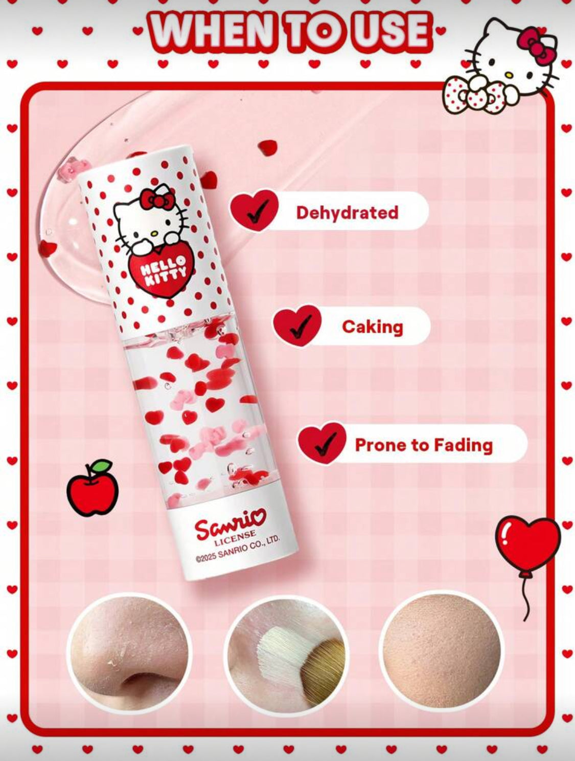 Hello Kitty x SHEGLAM Jelly Amour Hydrating Primer – Moisture & Glow