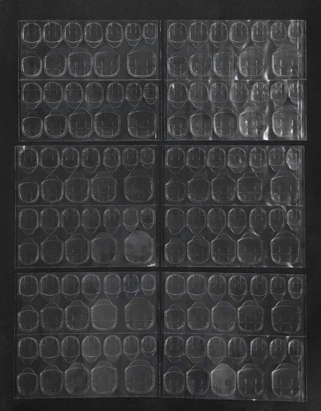 Nail Adhesive Tabs – 6 Sheets | Double-Sided Nail Glue Stickers - DI6061 - DI6064