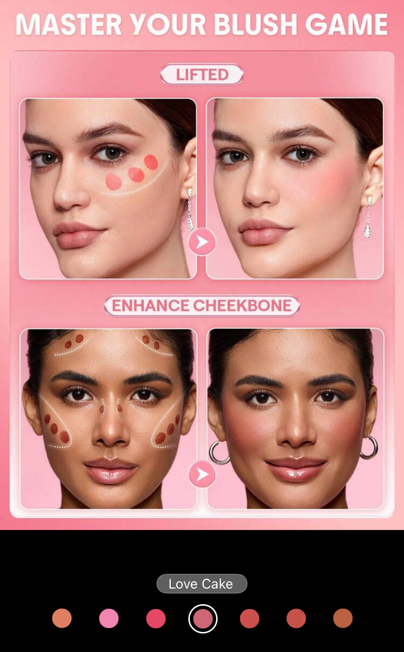 SHEGLAM Color Bloom Liquid Blush – | Matte Finish Gel-Cream Blusher - MK4243