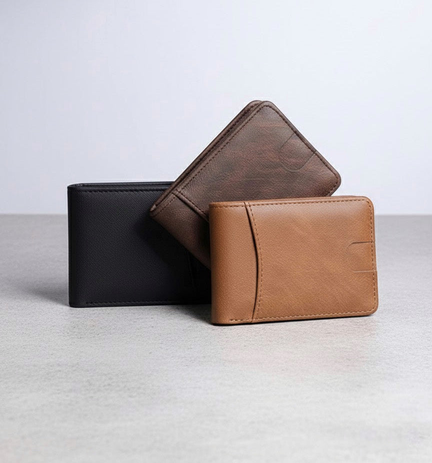 Compact Men’s Leather Wallet – Premium Quality & Smart Design S1 code:1693