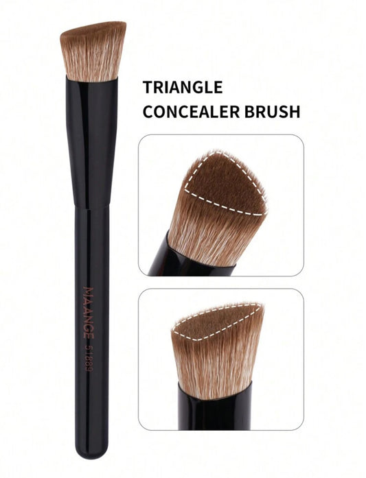 MAANGE Triangle Makeup Brush – Portable Foundation & Face Contour Tool - MK4119