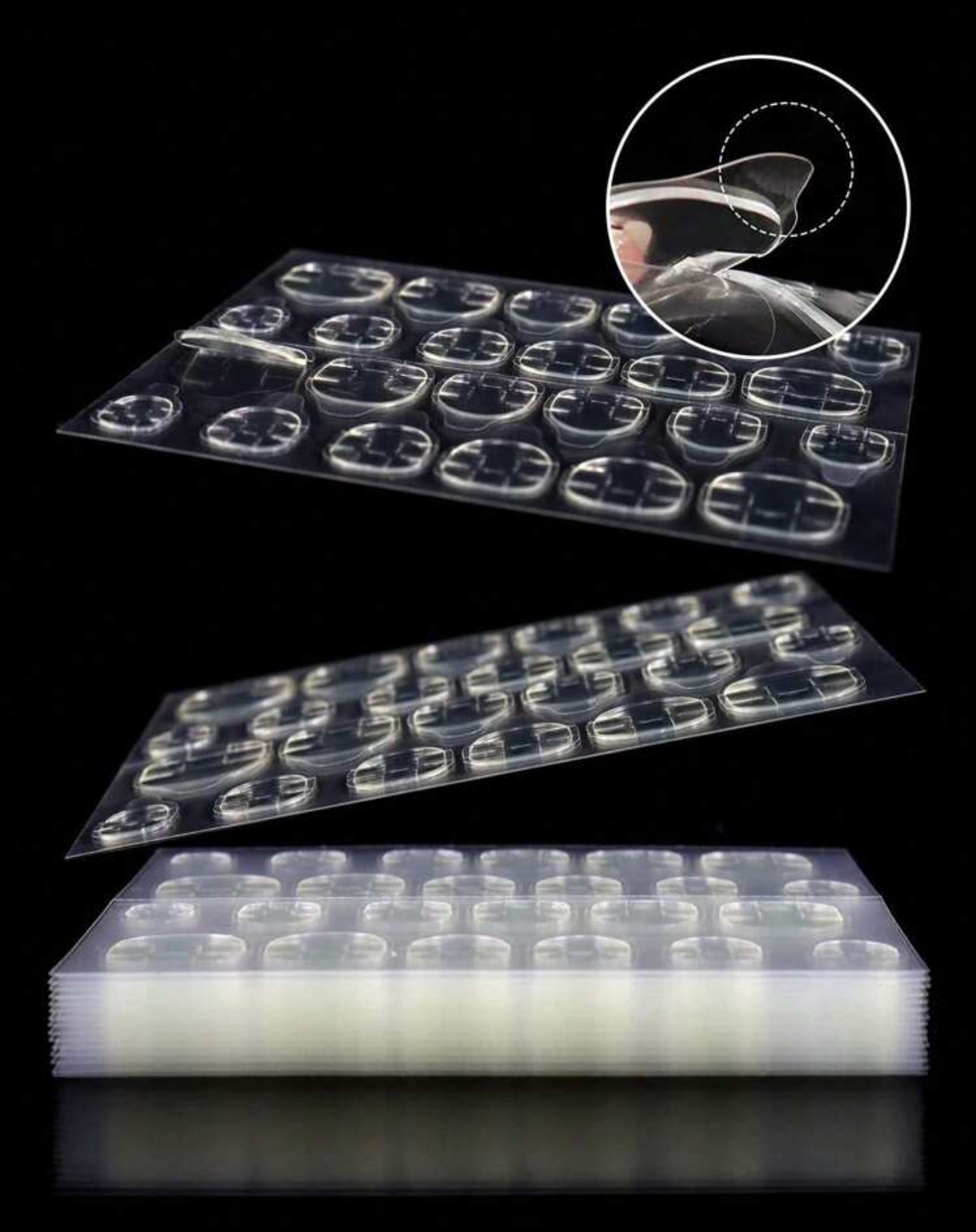 12 Sheets / 288pcs Nail Adhesive Tabs – Ultra-Sticky Gel Nail Glue Stickers - DI6087 - DI6088