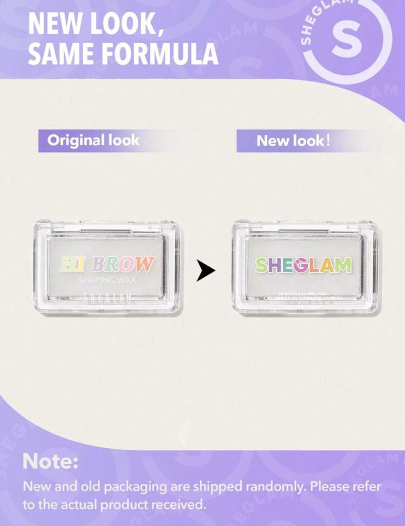 SHEGLAM Hi Brow Shaping Wax – Clear | Waterproof, Sweat-Proof Eyebrow Shaping Gel - MK4206