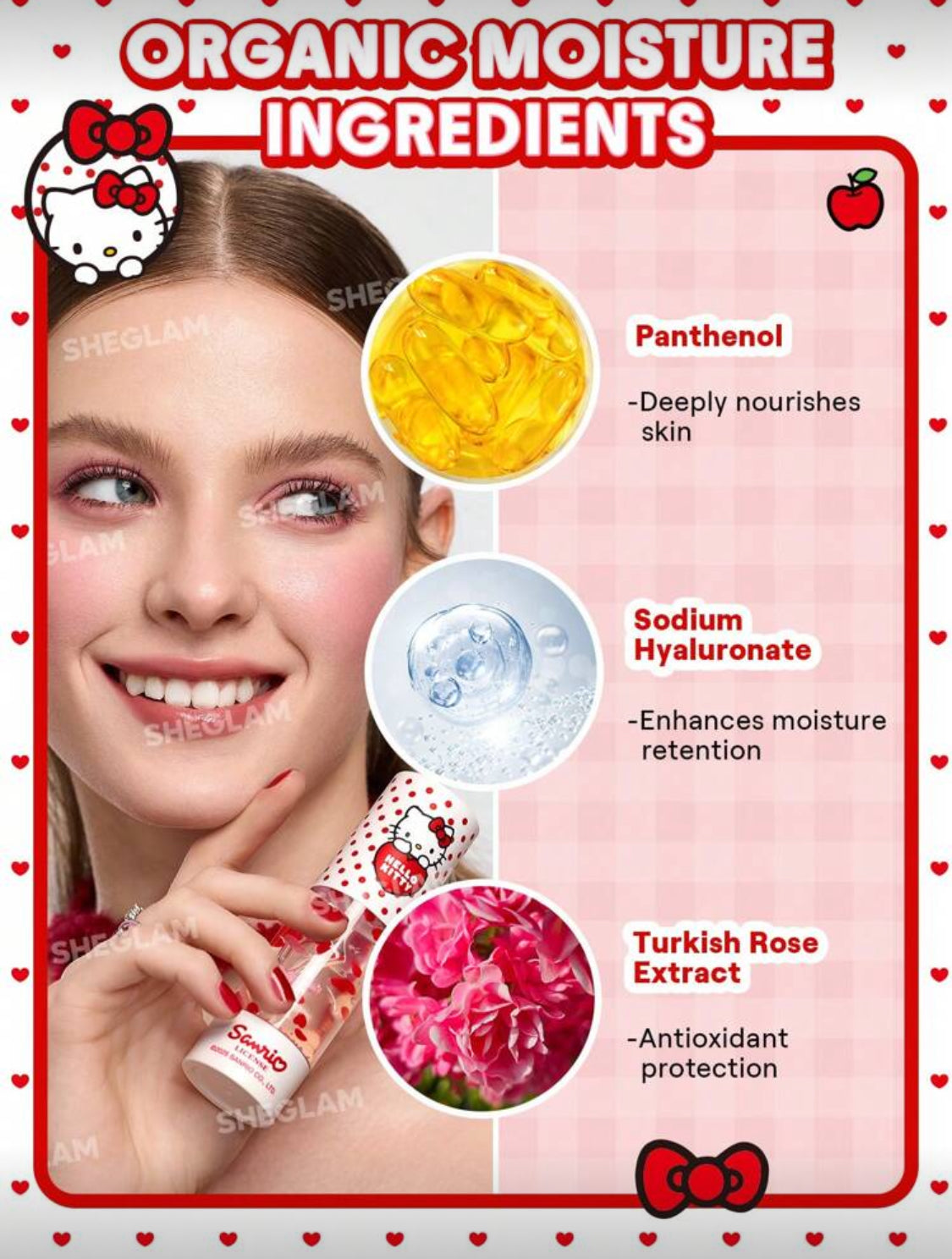 Hello Kitty x SHEGLAM Jelly Amour Hydrating Primer – Moisture & Glow