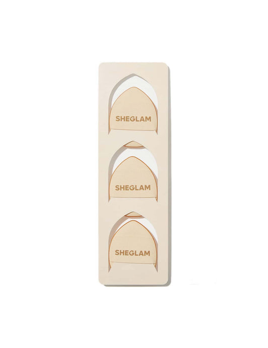 SHEGLAM Mini Magic Sponge Set – 3PCS Soft Makeup Sponges for Precise Concealing & Blending