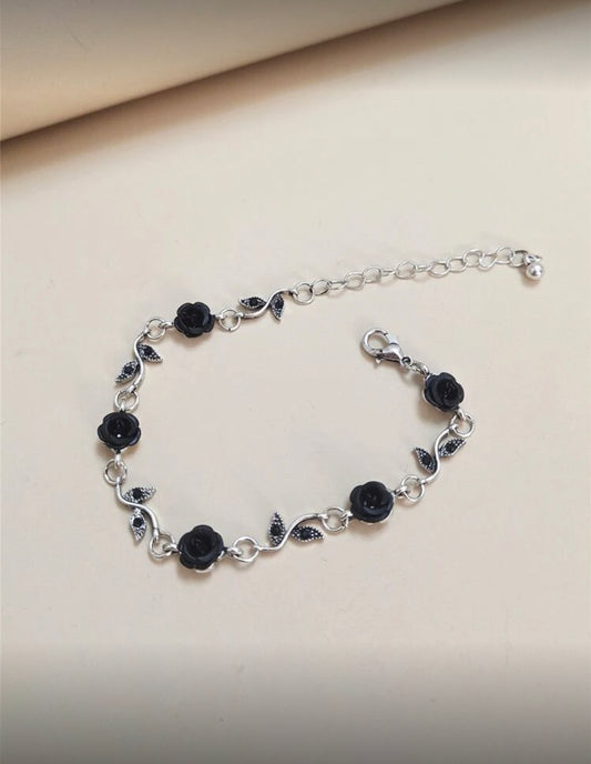 Elegant Black & Pink Minimalist Bracelet – Women’s Luxury Accessory