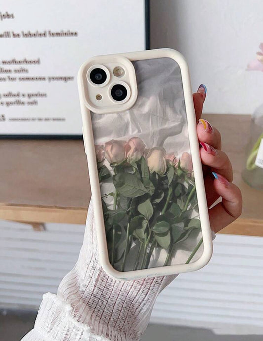 iPhone XS Max Luxury Floral Print Shockproof Phone Case