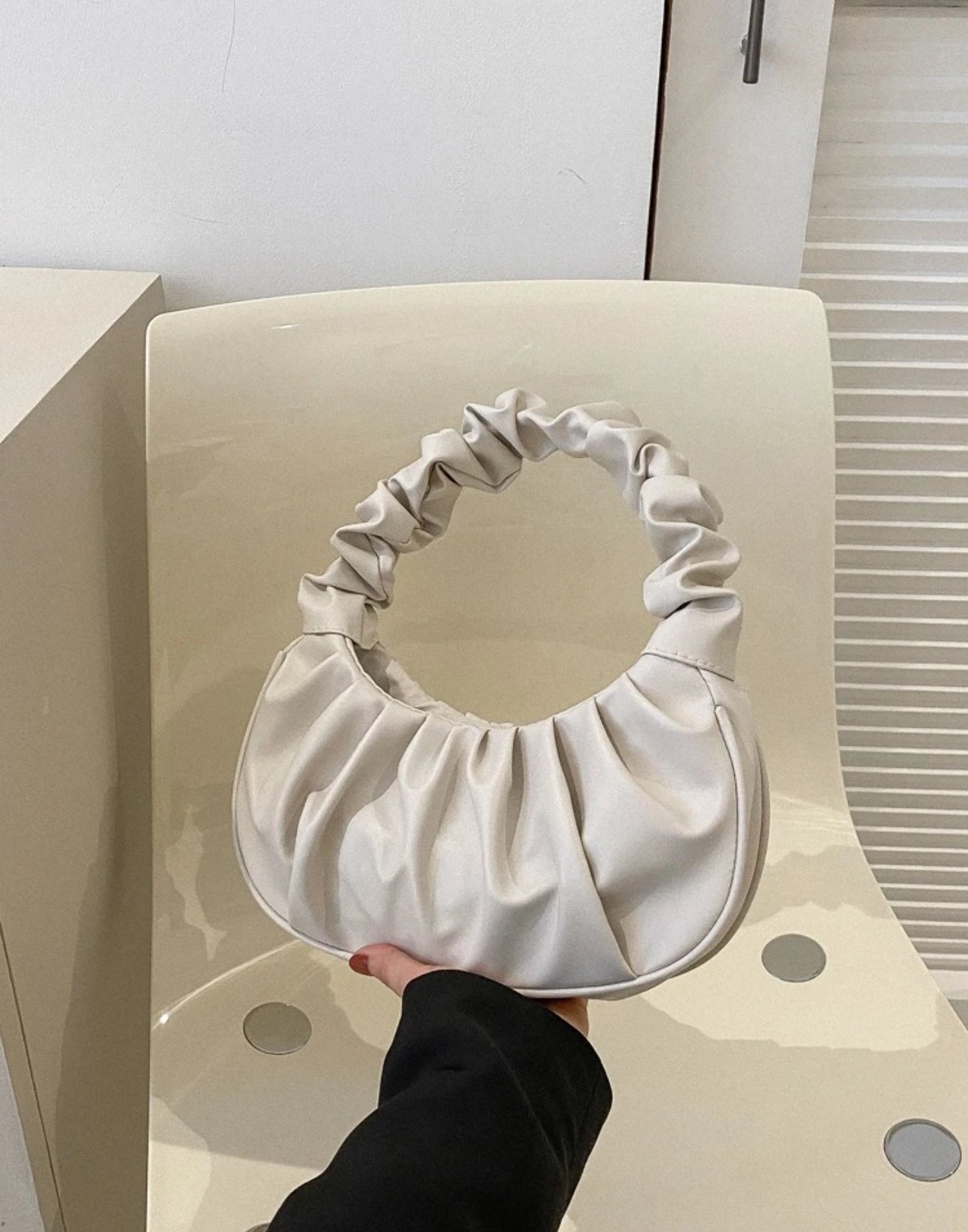 Naomi Crinkle Bag - A Luxurious Feminine Touch