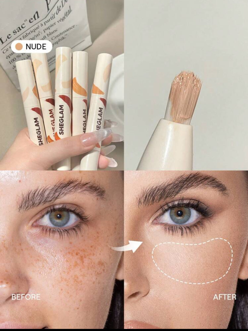 SHEGLAM Perfect Skin High Coverage Concealer – Nude & Shell - MK4161