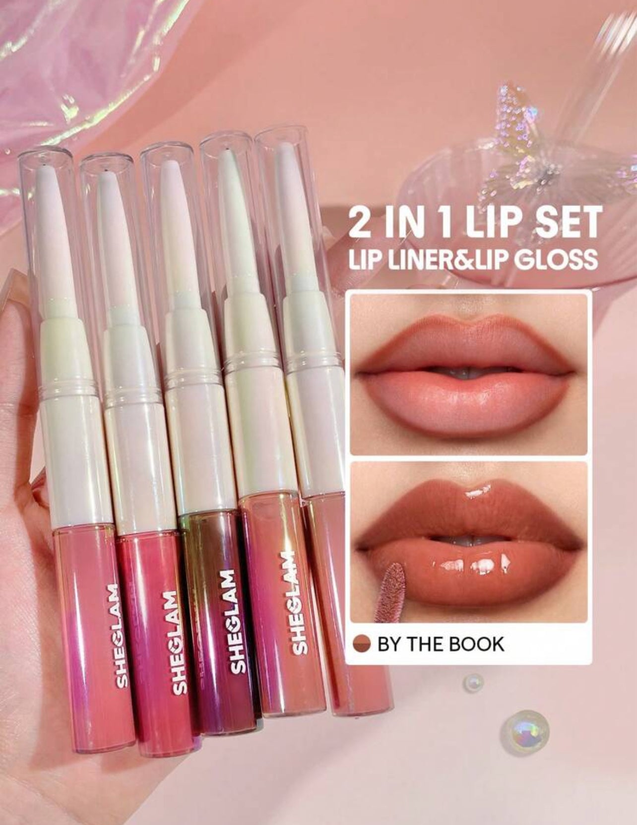 SHEGLAM Lip Rules 2-in-1 Lip Liner & Gloss –  Edition - MK4181