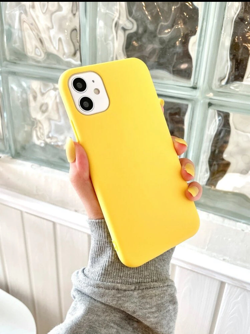 Minimalist Plain Phone Case – Slim & Protective Design