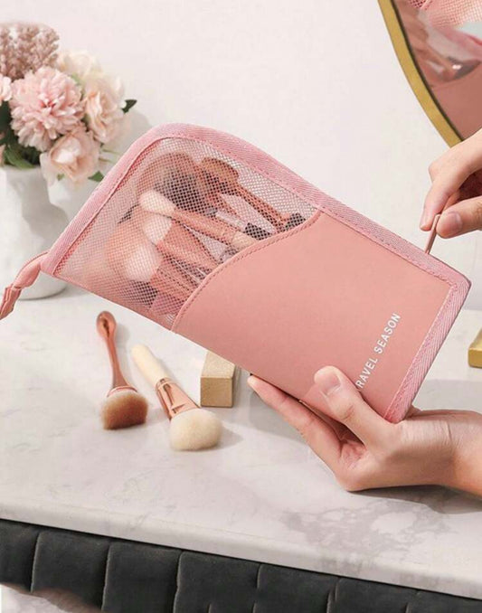 Large Travel Cosmetic Bag – Lightweight & Multi-functional Toiletry Organizer (1pc) - MK4031