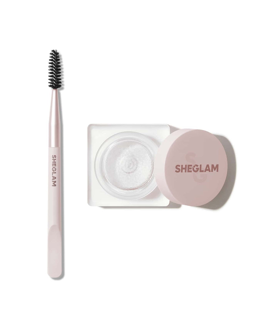 SHEGLAM Set Me Up Brow Hold – Crystal Clear | Waterproof Long-Lasting Eyebrow Gel - MK4193