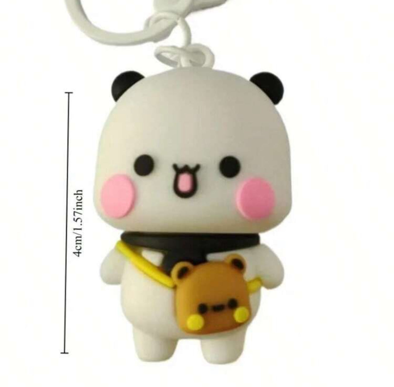 Kawaii Bubu Dudu Panda Keychain Set of 2 – Cute Anime Bear Pendants