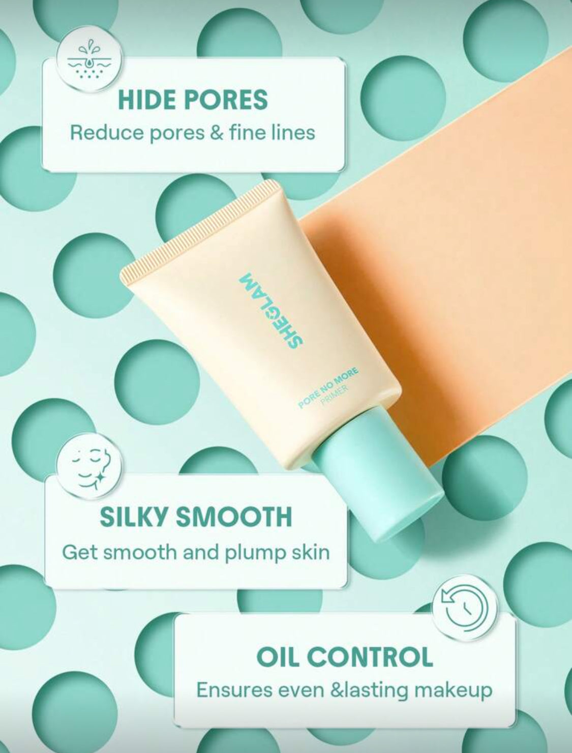 SHEGLAM Pore No More Primer – Oil Control & Smooth Finish