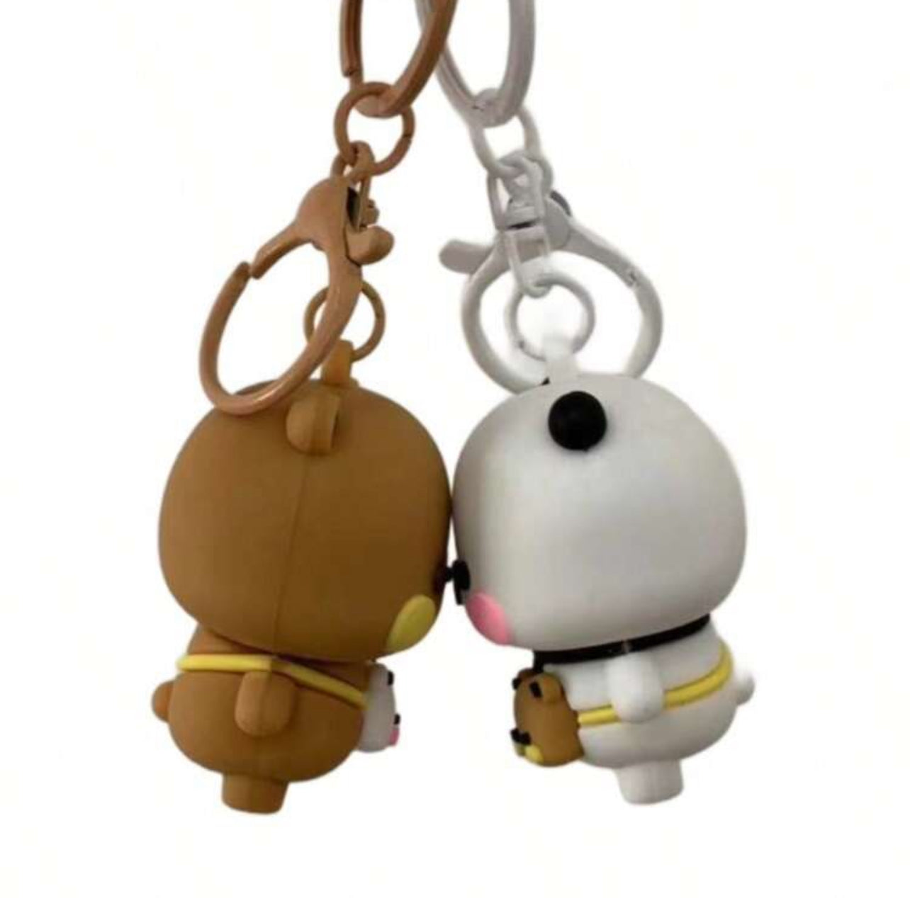 Kawaii Bubu Dudu Panda Keychain Set of 2 – Cute Anime Bear Pendants