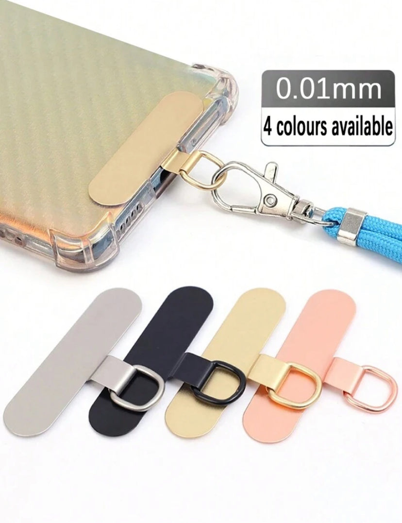 304# Stainless Steel Mobile Phone Clip Mobile Phone Gasket Mobile Phone Lanyard Mobile Phone Case Charging Port Fixed Gasket