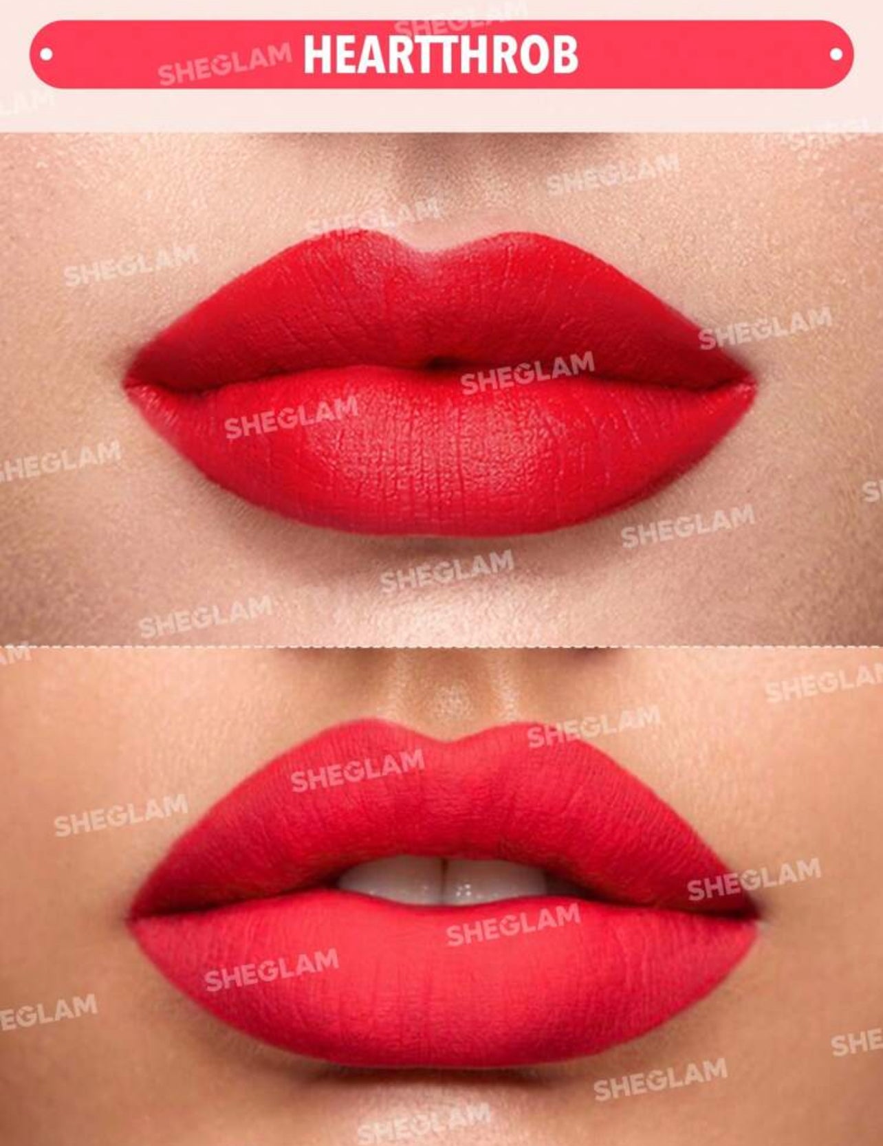 SHEGLAM Heartthrob Matte Liquid Lipstick – Long-lasting, High-Pigment Lip Color - MK4180