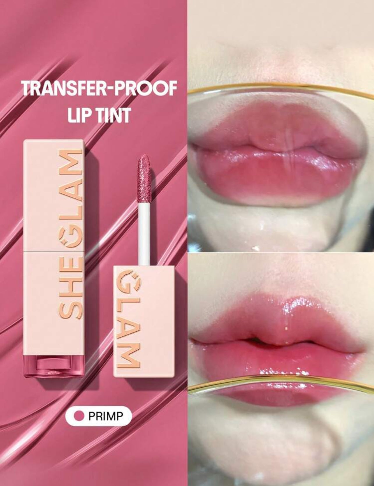 SHEGLAM Take A Hint Lip Tint – Mocha Loca & Birthday Lips & So Fly | Color-Changing Moisturizing Lip Gloss with High Gloss Finish - MK4222