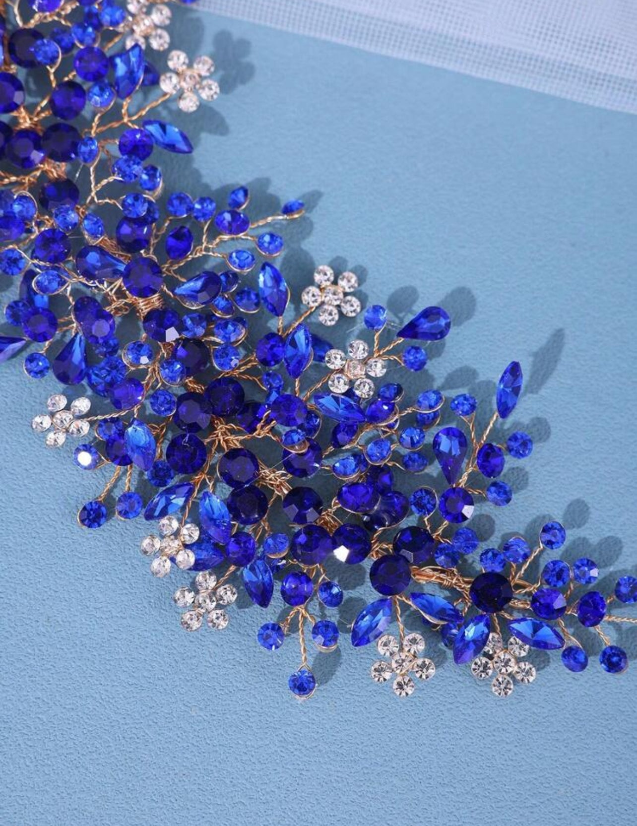 Handmade Luxury Pearl & Rhinestone Headband – Elegant Women’s Hair Accessory