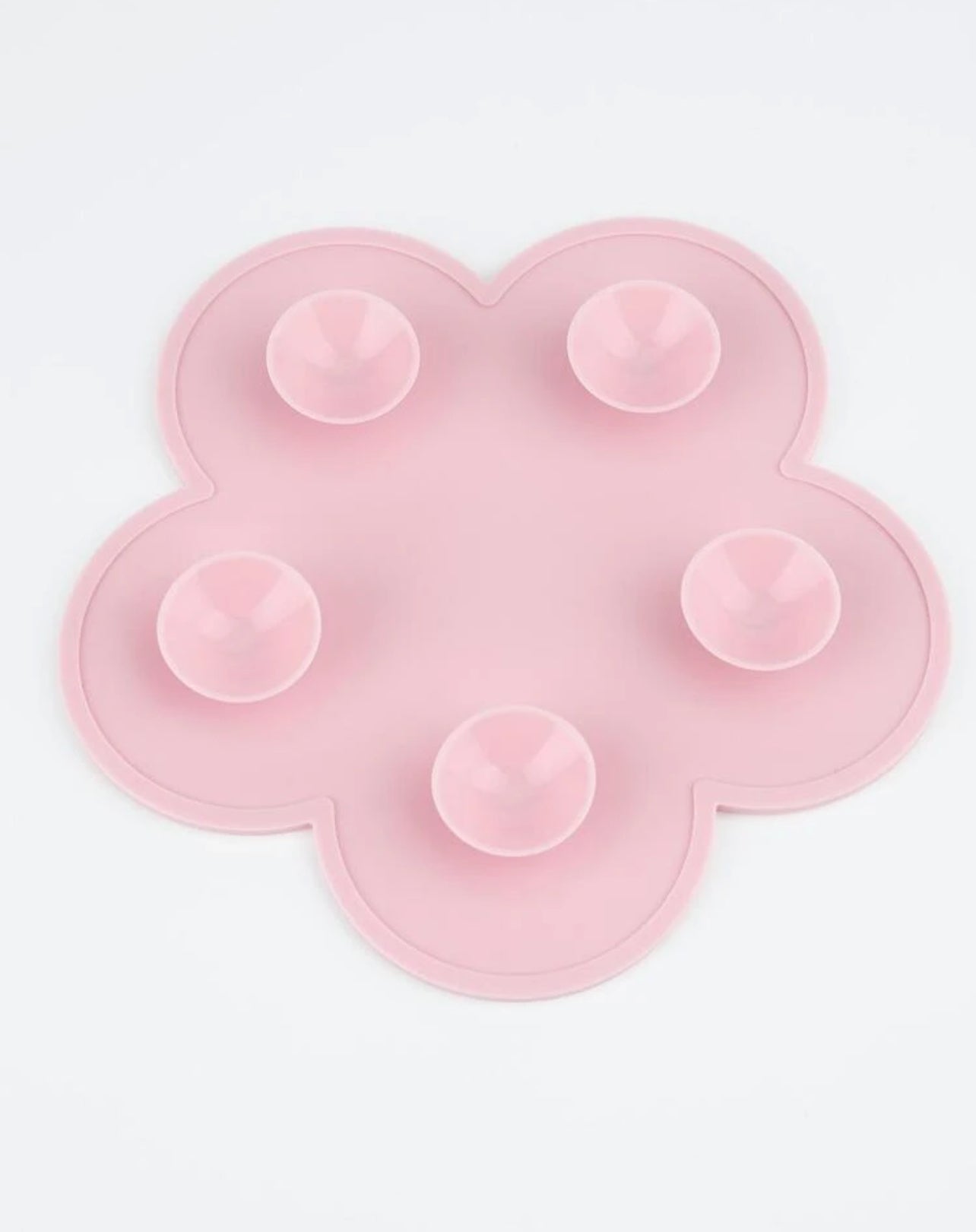 RANCAI Silicone Makeup Brush Cleaning Pad – Flower Shape, Pink - MK4114