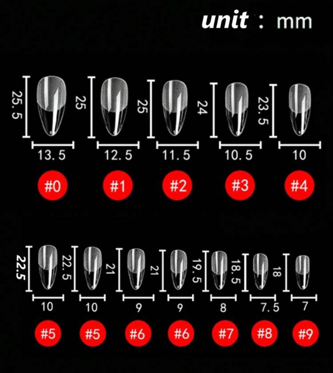 Soft Almond Press-On Nails Set – 240pcs + 120pcs | 12 Sizes | Semi-Matte Reusable Gel Acrylic Tips - DI6075
