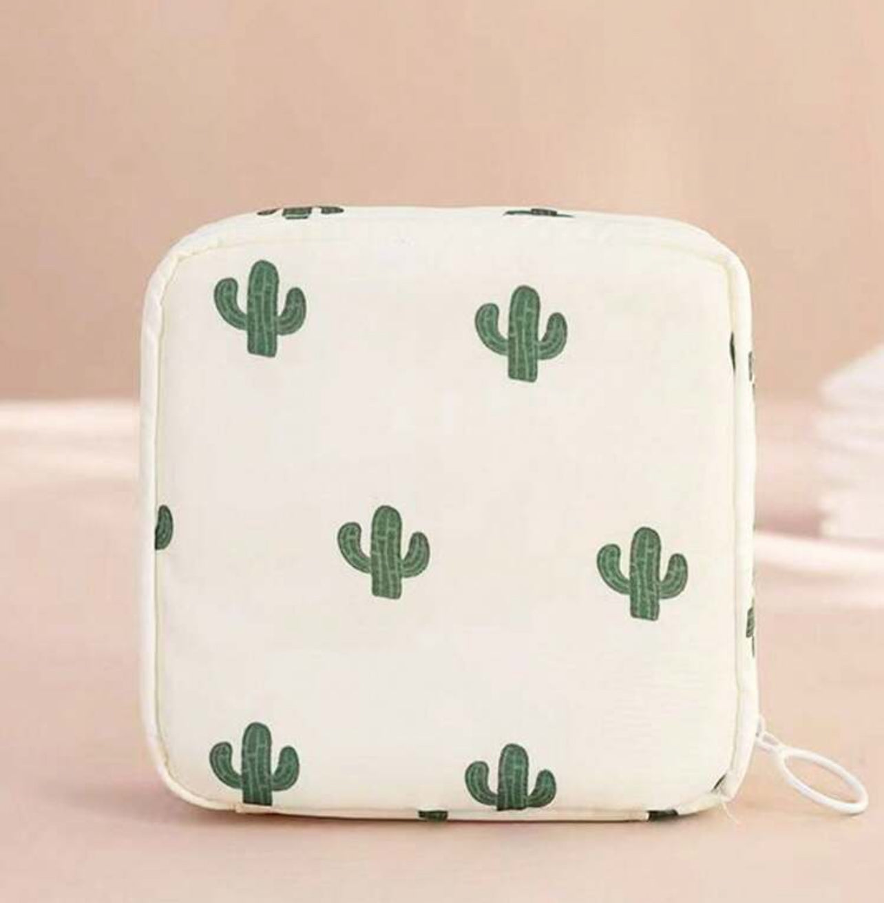 Mini Sanitary Pad Storage Pouch – Cosmetic Organizer with Zipper