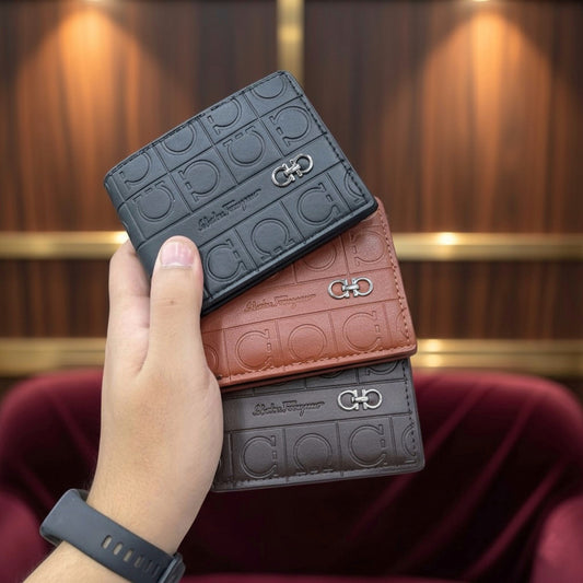 Salvatore Ferragamo Men’s Leather Wallet – Premium Quality S1 code:Mk