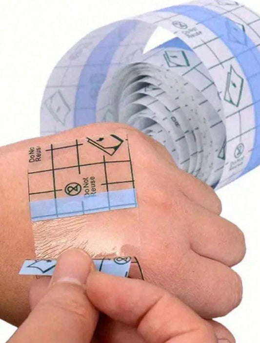 1 Roll Waterproof Adhesive Protective Bandage – 5cm x 2m, For Sports & Tattoo Healing