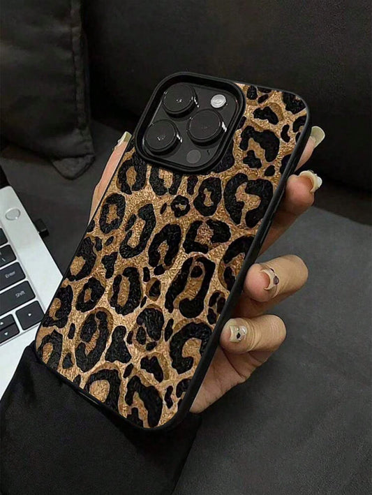 Matte Yellow Tiger Print TPU Phone Case – Compatible with (iPhone XS Max)