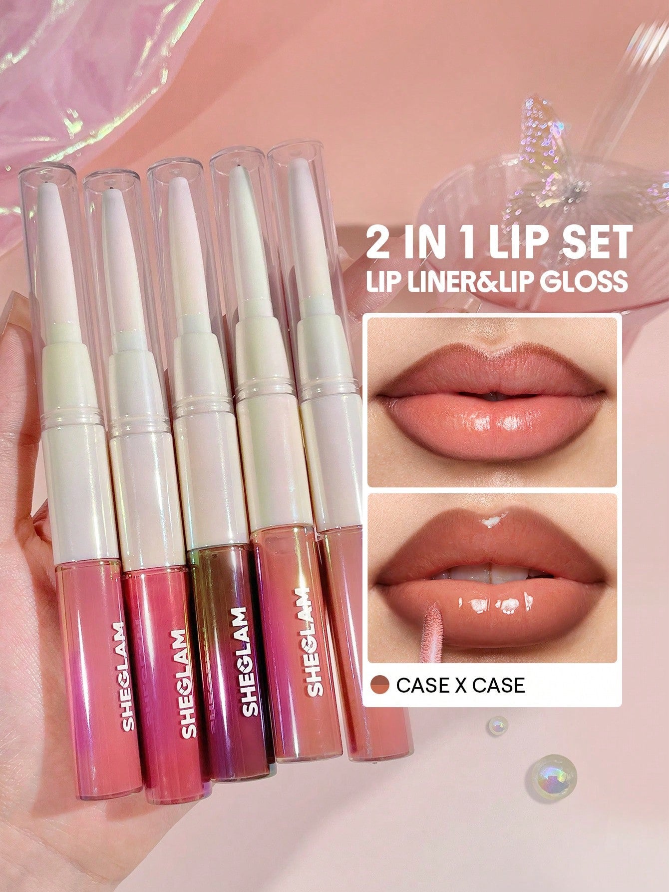 SHEGLAM Lip Rules 2-in-1 Lip Liner & Gloss –  Edition - MK4181