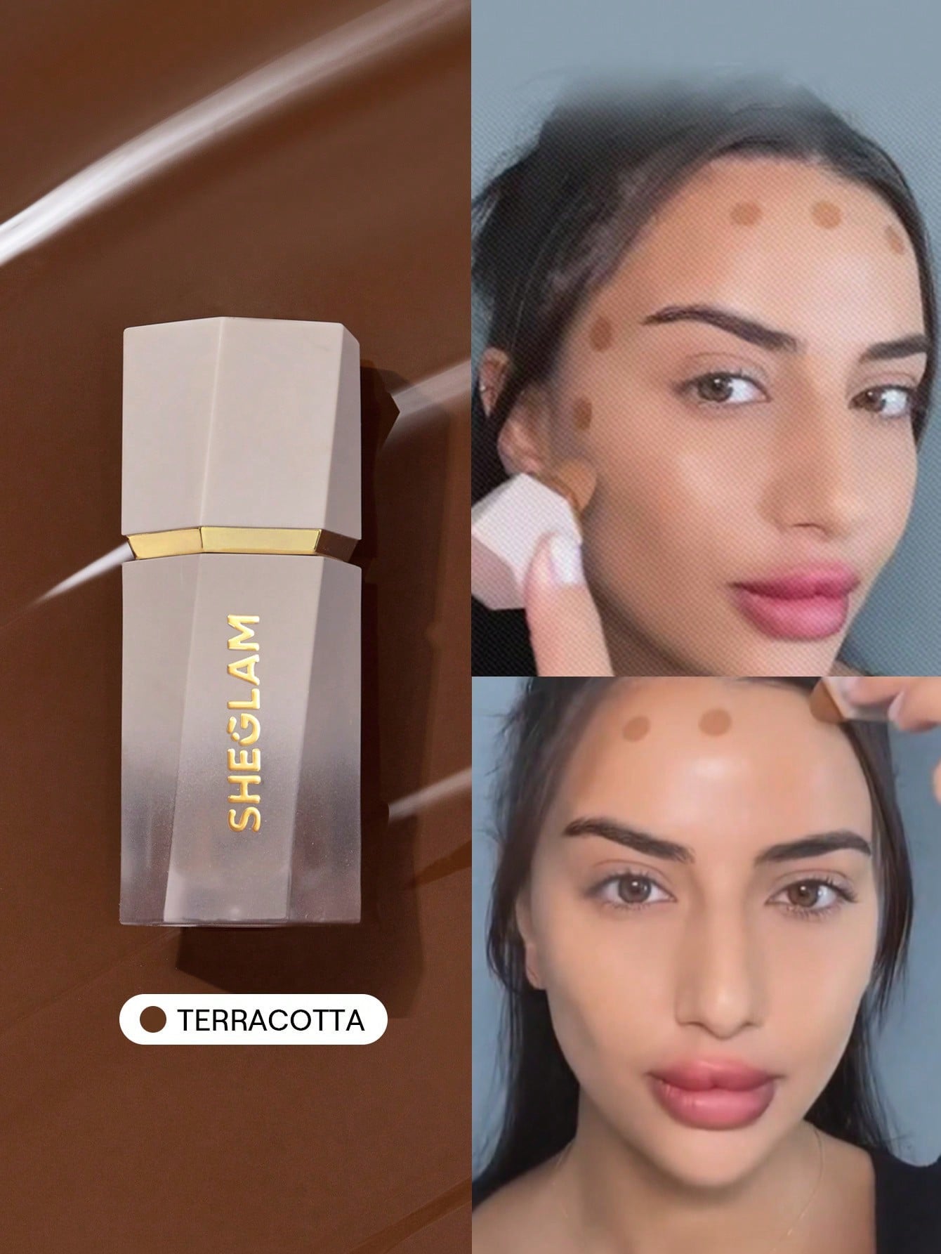 SHEGLAM Sun Sculpt Liquid Contour  | Lightweight Gel-Cream Contour Bronzer - MK4229