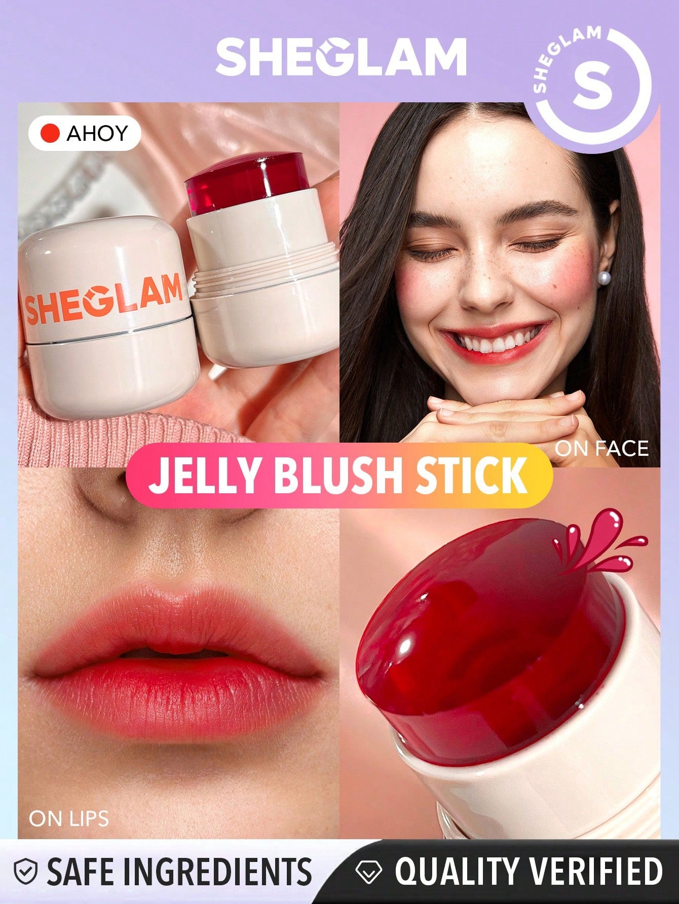 SHEGLAM Jelly Wow Hydrating Lip & Cheek Tint