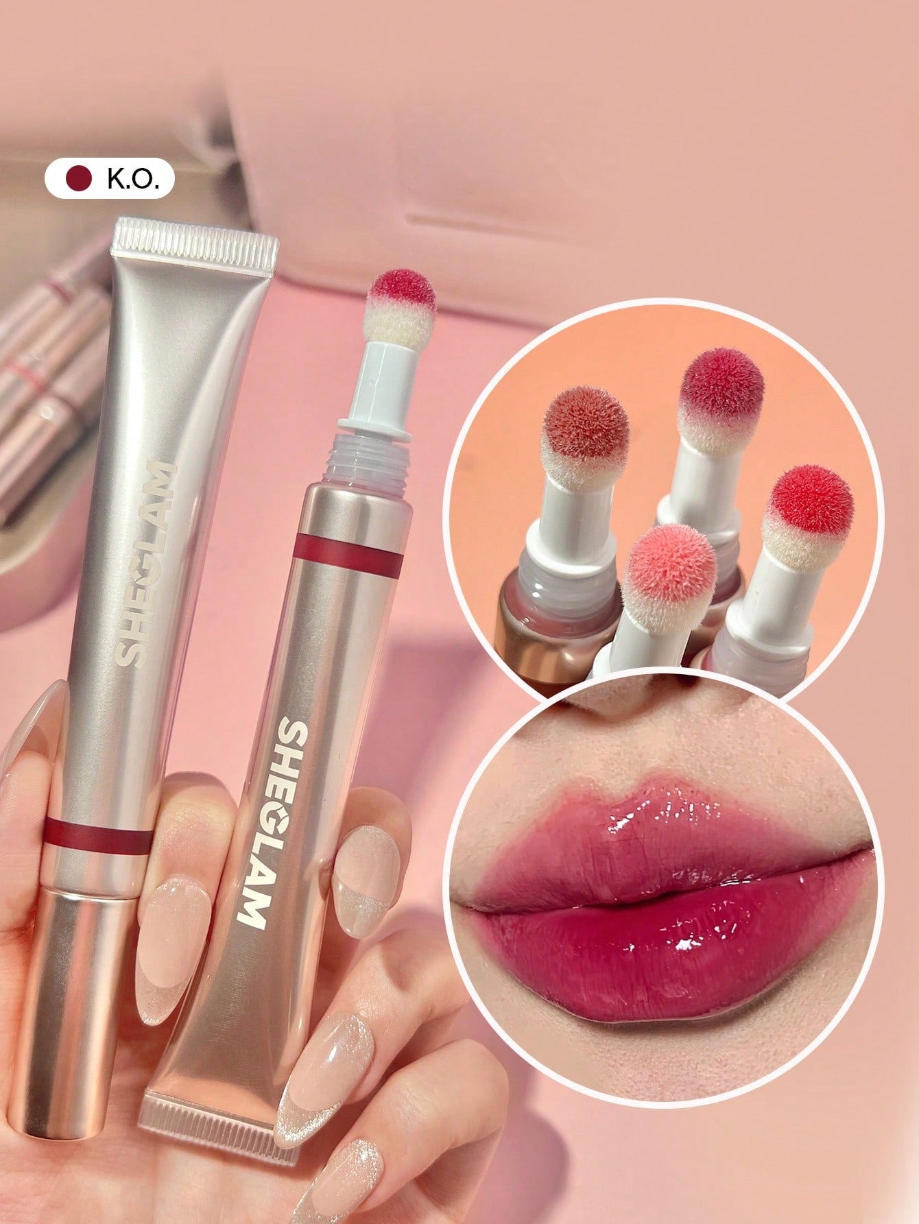 SHEGLAM Pout Pillow Cushion Lip Gloss – Hydrating & Non-Sticky Shine