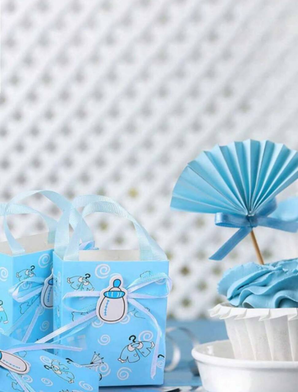 10pcs Party Gift Paper Bags – Handheld Treat Bags for Cookies, Candies & Small Gifts