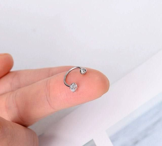 Stainless Steel Silver Piercing (Single Piece) S1