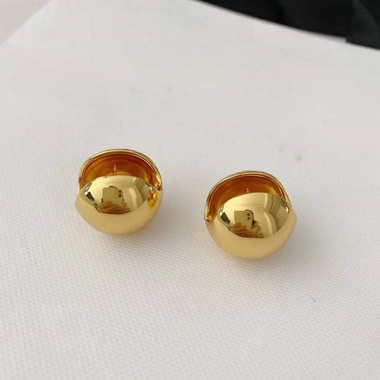 Elegant Gold Stainless Steel Earrings S1