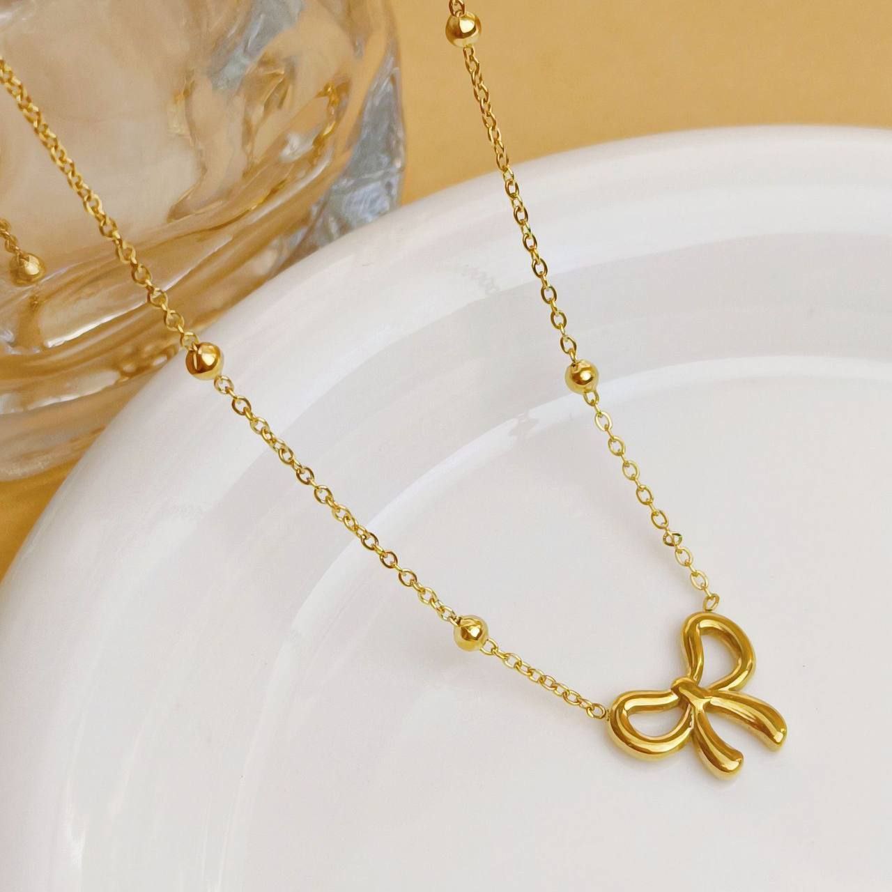 Golden Stainless Steel Necklace