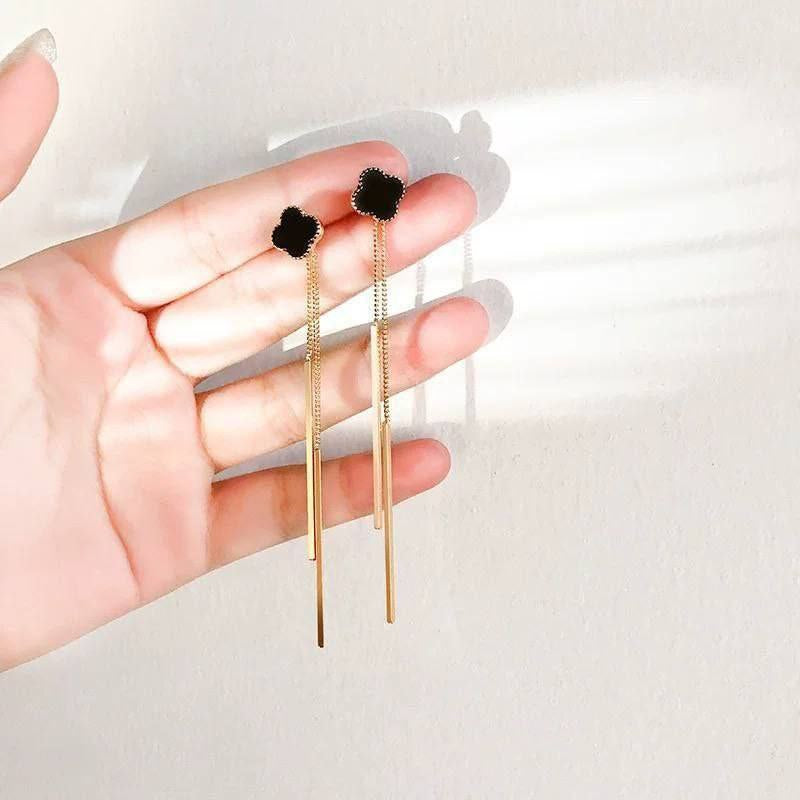 Gold Heart Stainless Steel Earrings S1