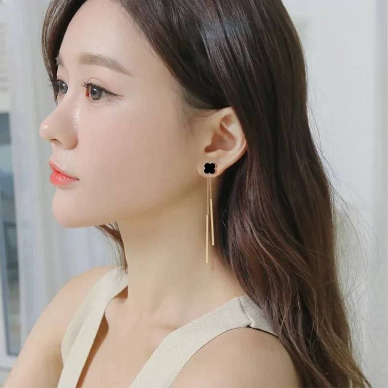 Gold Heart Stainless Steel Earrings S1